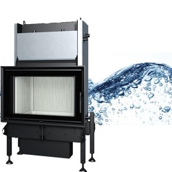 Wasserführender Kamineinsatz